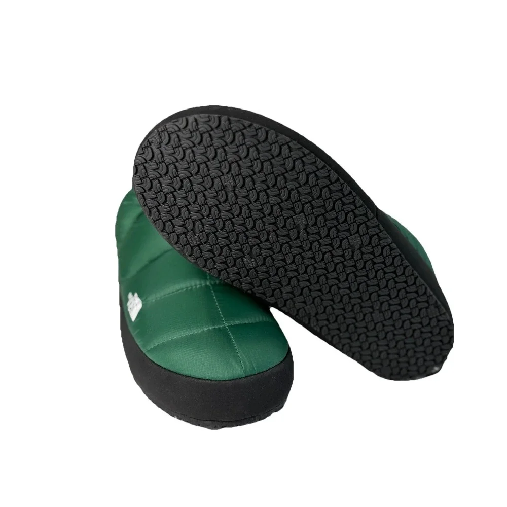 The North‎ Face Nuptse Mules Green And Purple Kids Size 4 No Box